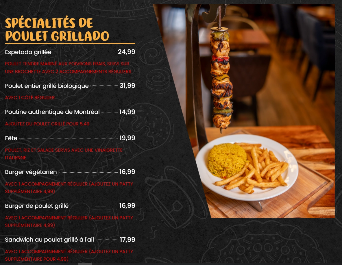 Grillados menu item 2